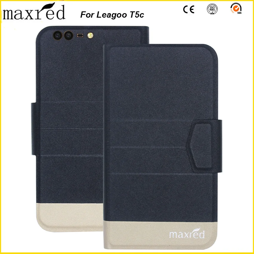 

Maxred Original! Leagoo T5c Case 5 Colors High Quality Flip Ultra-thin Luxury Leather Protective Case For Leagoo T5c Cover