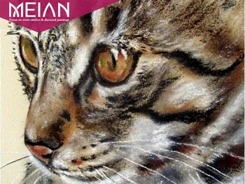

5d diy broderies diamants Cross Stitch kit Animal cat Diamond Mosaic diamond painting full Diamond Embroidery bead embroidery