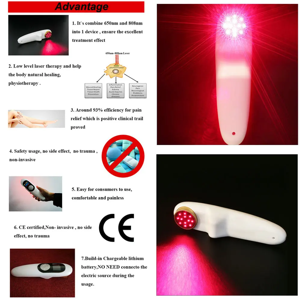 Medical Prostate Stimulator Near Infrared Light Laser Acupuncture Needle Therapy For Pain Reief Medical Prostate Stimulator Near Infrared Light Laser Acupuncture Needle Therapy For Pain Reief