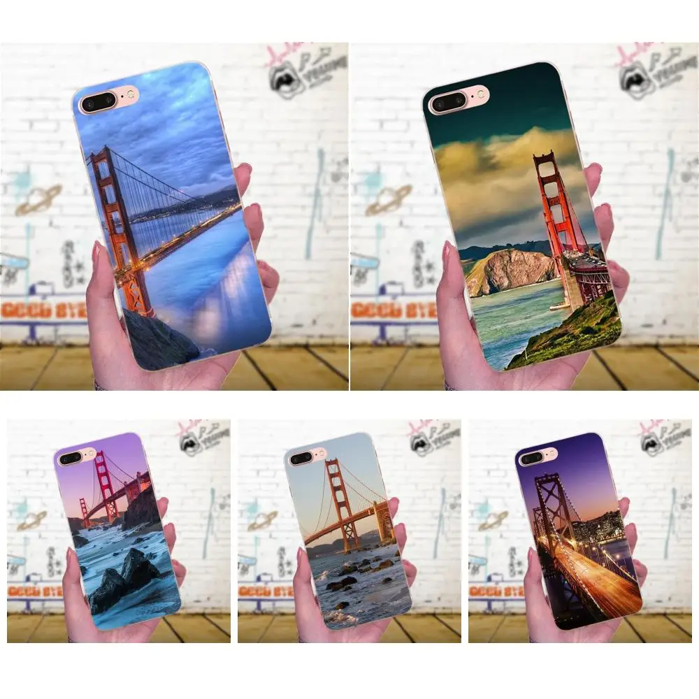 Мост с золотыми воротами для Xiaomi Mi3 Mi4 Mi4C Mi4i Mi5 Mi 5S 5X 6 6X 8 SE A1 Max Mix 2 Note 3 4 Мягкий