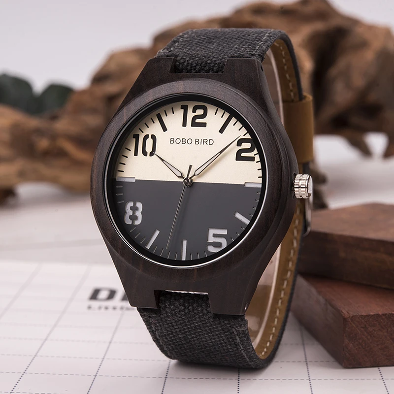 Couple Watch Men Wooden Quartz Watches Ladies Male Bamboo relogio feminino erkek kol saati Big dial Fabric strap in Gifts box Couple Watch Men Wooden Quartz Watches Ladies Male Bamboo relogio feminino erkek kol saati Big dial Fabric strap in Gifts box