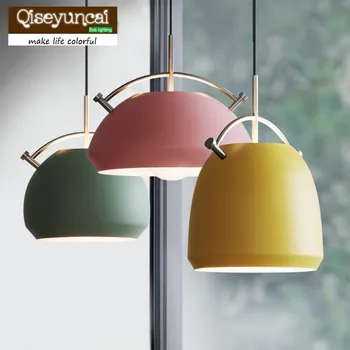 

Qiseyuncai The Nordic modern creative Macarons iron light clothing store table Bar Cafe Chandelier