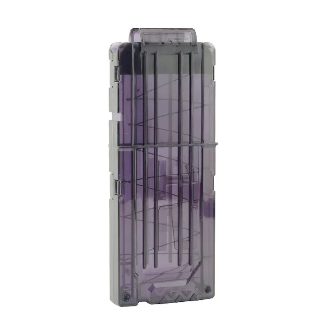12 Reload Clip Magazines Round Darts Replacement Plastic Magazines Toy Gun Soft Bullet Clip Orange For Nerf N-Strike 2