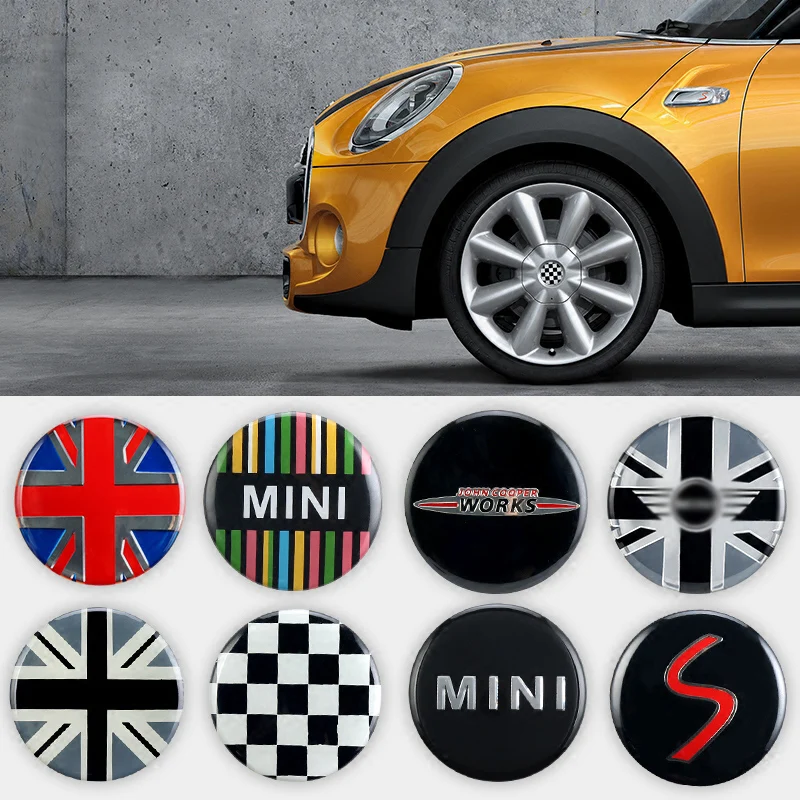

Car emblem Wheel Center Hub Cap Badge cover 52mm decoration Sticker For BMW MINI COOPER S JCW F54 F55 F56 F60 R55 R56 R60 R61