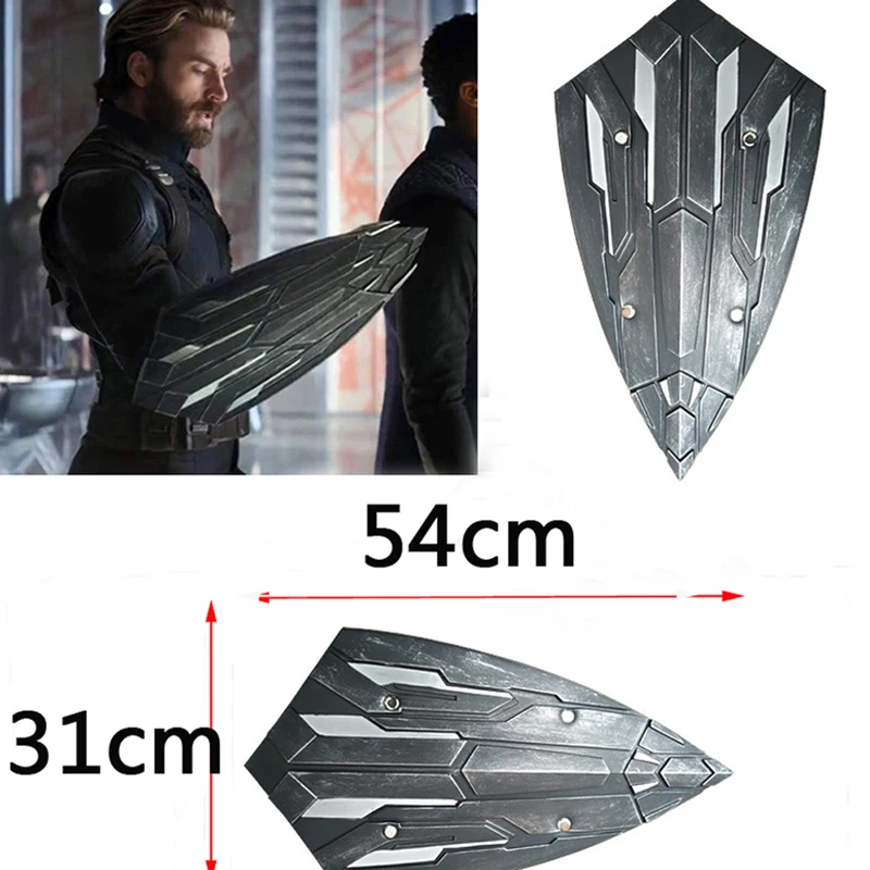 

1:1 Avengers Infinity War Captain America Steven Cosplay Prop Shield New Weapons PVC Matterial
