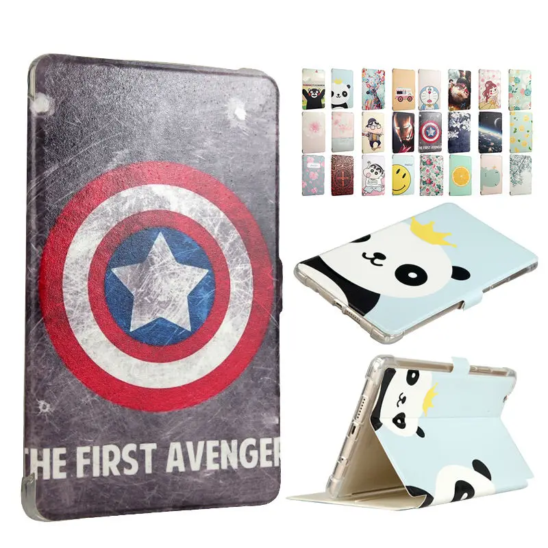

Media Pad M3 PU Leather Case Cover 8.4'' Smart Tablet PC Fundas Colorful Print For Huawei MediaPad M3 8.4 BTV-W09 BTV-DL09 Skin