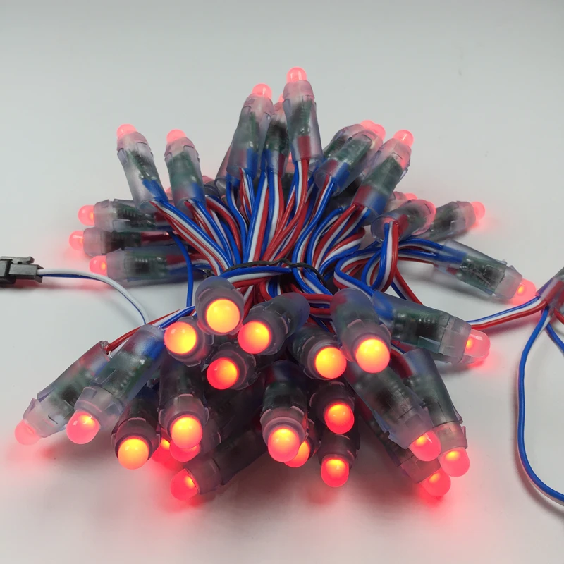 Led Lighting 50pcs/lot 12mm Ws2811 2811 Ic Rgb Led Module String Waterproof Dc12v Digital Full Color Led Pixel Light Free Shipping Cheap Sales Lights & Lighting