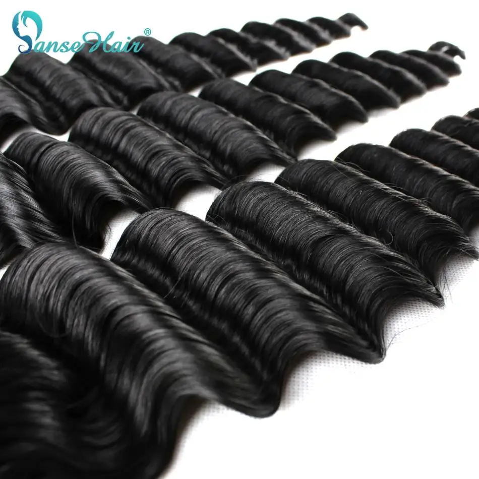 Panse Hair Brazilian Hair Bundles 4PCS Per Lot Weaving Deep Wave 100% Human Hair Non Remy Extension Customized 8 To 30 Inchs Panse Hair Brazilian Hair Bundles 4PCS Per Lot Weaving Deep Wave 100% Human Hair Non Remy Extension Customized 8 To 30 Inchs