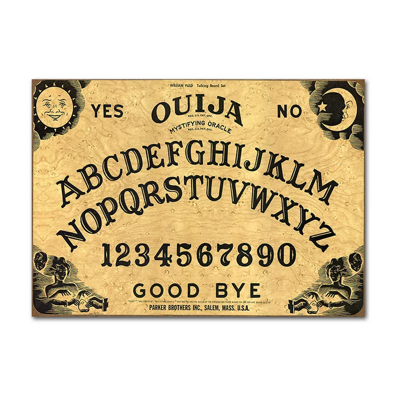 Ouija доски-плакаты настенные художественные принты Холст Живопись Домашний декор картины для спальни гостиной - Цвет: Picture A