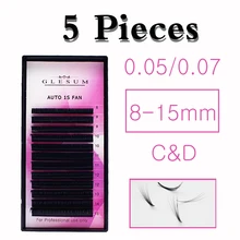 GLESUM 5/set Volume of Russian Eyelash Extensions of fans Blooming Lash fan easy to 0,Auto Blooming 1s fans Mink Eyelashes цена GLESUM 5/set Volume of Russian Eyelash Extensions of fans Blooming Lash fan easy to 0,Auto Blooming 1s fans Mink Eyelashes цены онлайн