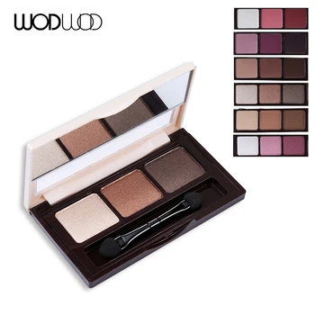 

Wodwod Earth Color Matte Eye Shadow Palette Eyebrow Contouring Makeup Nude Eyeshadow Natural Mineral Powder with Brush Tool Kit