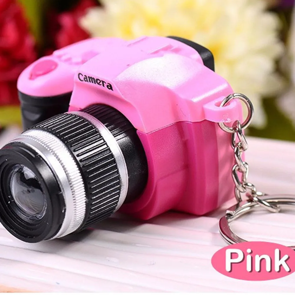 

CHAMSGEND Mini Toy LED Camera Charm Bag Key Chain With Flash Light Sound Effect Gift Toy Gift n# dropshipping