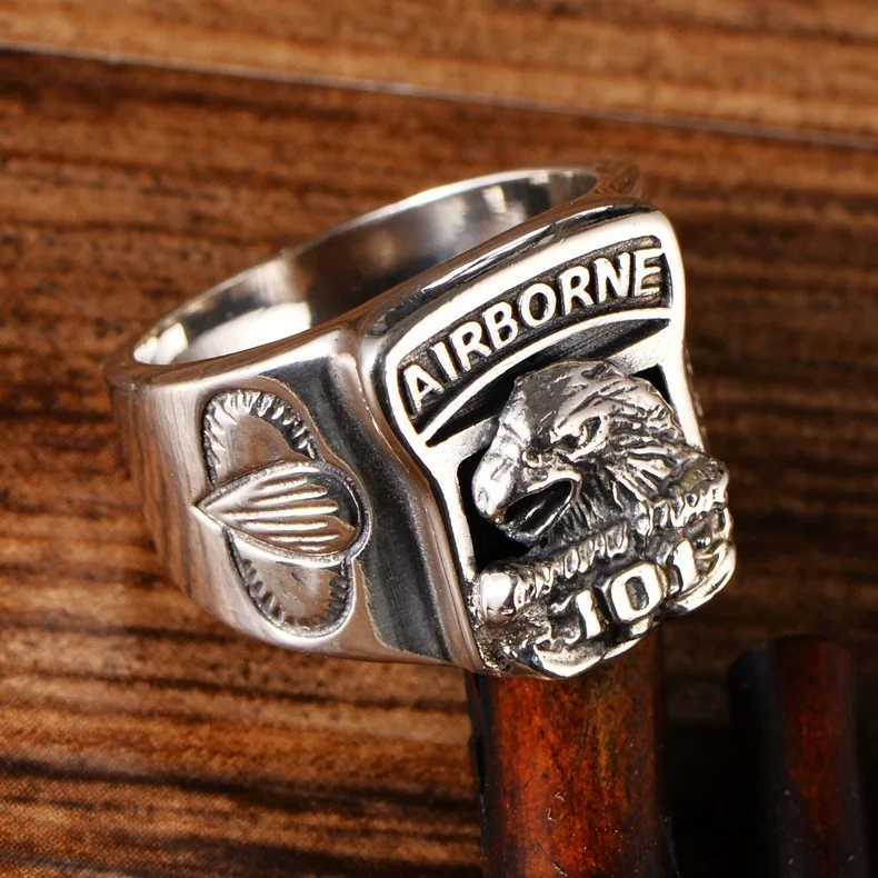 

925 sterling silver jewelry fashion atmosphere eagle mighty men's ring