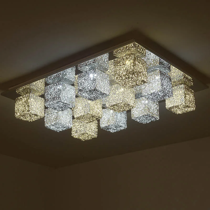 

Led living room lamp rectangular ceiling lamp simple modern bedroom lamp atmosphere creative restaurant home hall lighting led