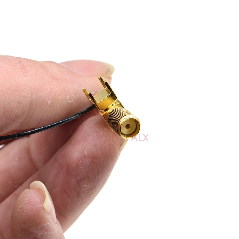 2 шт. 20 см SMA правый угол Джек к IPEX гнездовой разъем RF кабель Pigtail RG178 uFL/антенна IPX