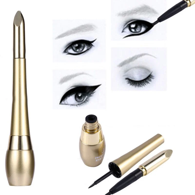 Водонепроницаемый подводка для глаз стойкая жидкость + Eye Liner Pencil Красота Для женщин набор инструментов