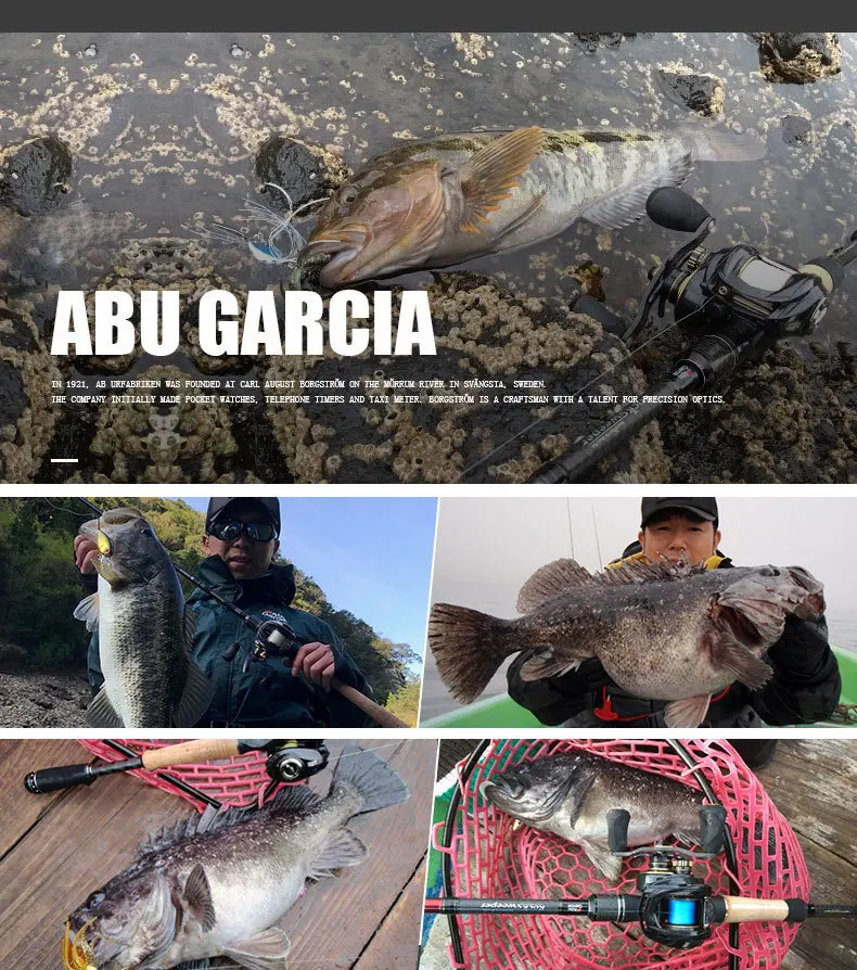 Оригинальная Рыболовная катушка Abu Garcia Revo ALC-IB7 baitcasing 7,1: 1 149 г 8bb 7 кг C6 легкая углеродная Рыболовная катушка