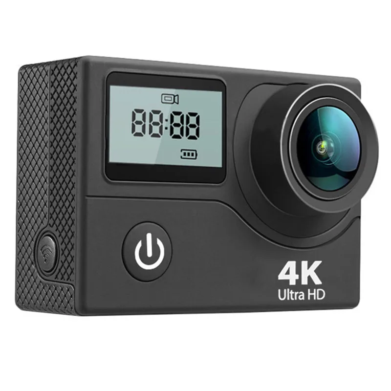 AUSEK двойным экраном slim Спортивная камера 4k WI FI 2 4 г дистанционным
