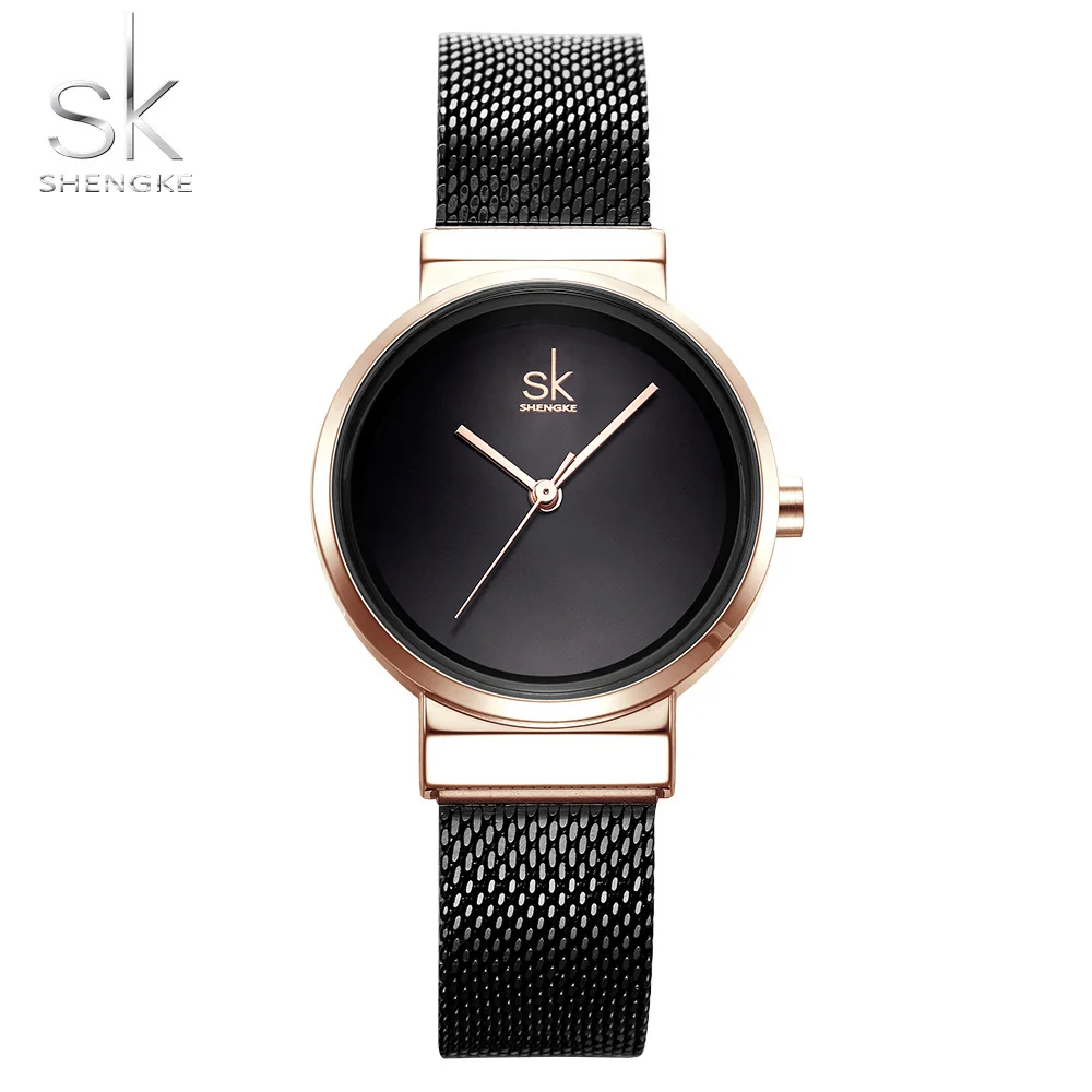 

Shengke 2019 Fashion Watches Women Ladies Quartz Creative Wrist Watch Female Clock Female Hour Rosegold Ladies Girls Famous Gift