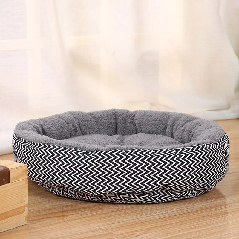 Fine joy Hot Sales Dog Bed Kennel Soft Dog Mats Puppy Cat Bed Pet House Nest