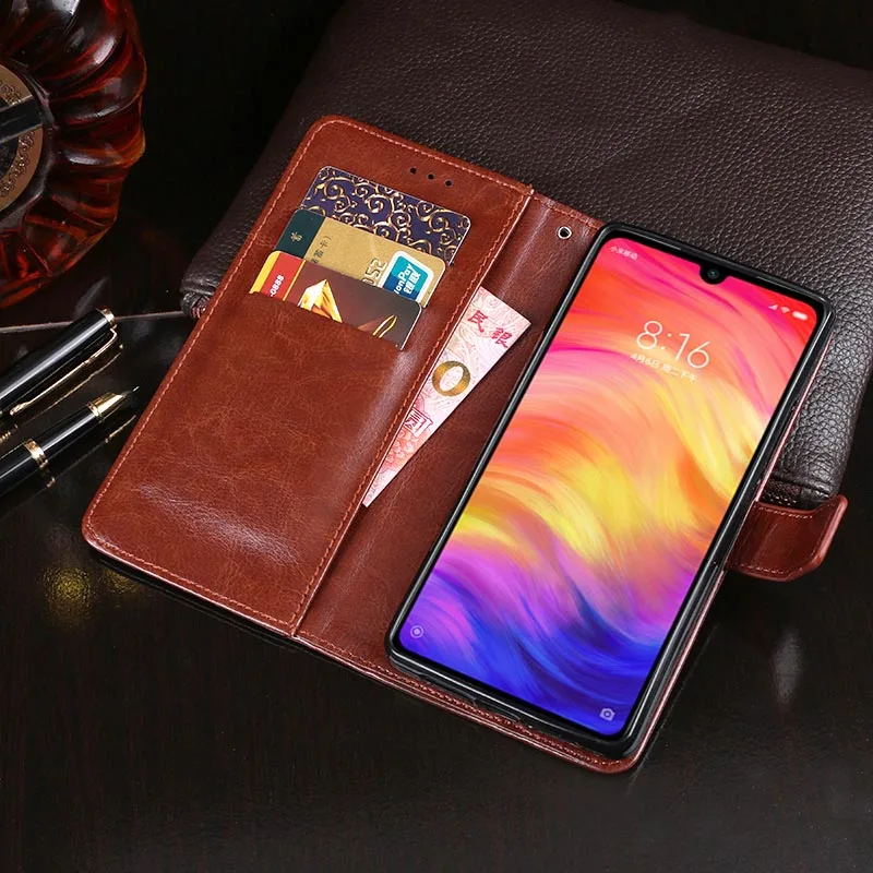 Чехол-книжка для Xiaomi Redmi 7, кожаный чехол-кошелек на магните для Xiaomi Redmi Note 7 Pro Redmi7 Note7, держатель для карт