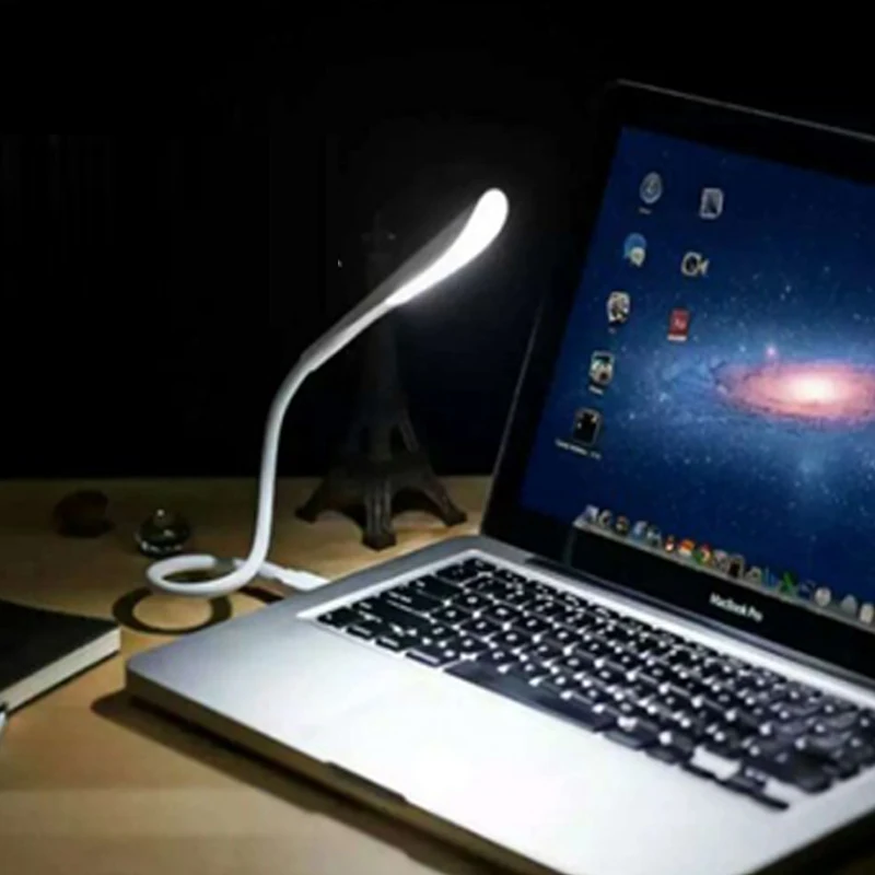 Светодиодный ночник USB лампа для чтения гибкая яркая Ночная планшет ПК Внешний