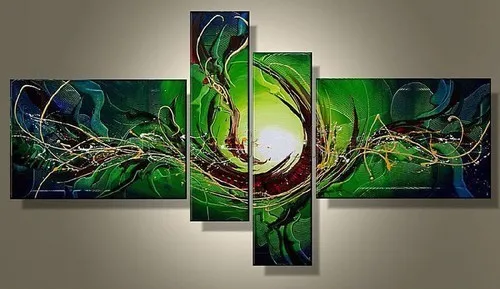 Large MODERN ABSTRACT ART OIL PAINTING ON CANVAS(No Frame) 033 | Дом и сад