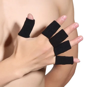 

5 Pcs Sport Finger Splint Guard Bands Finger Protector Guard Support Bandage Basketball Volleybal Badminton Finger Wrap