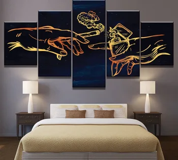 

5 Piece Canvas Art Cigarette And Lighter Cuadros Decoracion Paintings on Canvas Wall Art for Home Decorations Wall Decor Artwork