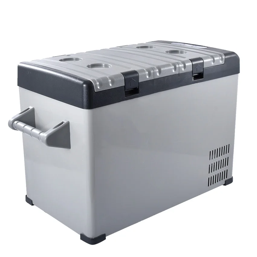 42L Портативный морозильник мини холодильник компрессора коробка холодильник инсулина лед камеры 12/24V автомобиля двойного назначения мини-холодильник 110-220V