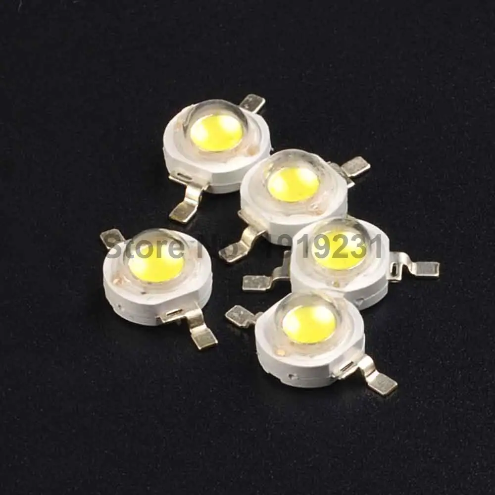 

20PCS High Power 3W LED Chips Beads Bulb Diode Lamp Cool White for LED Spotlight