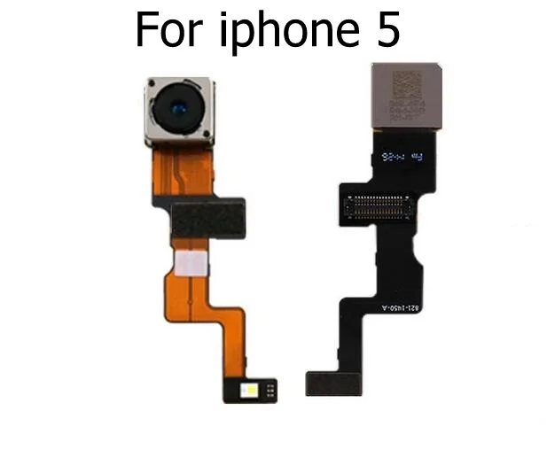 Натуральная основная задняя камера для iPhone 4 4S 5 5S 5C задняя камера с гибким кабелем фронтальная модель 100% Протестировано Сотовые телефоны За...