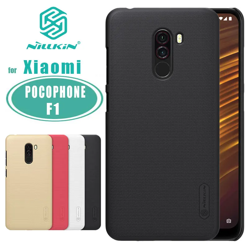 

For Xiaomi POCOPHONE F1 case cover global POCO F1 back cover Super Frosted protective case Nillkin original POCOPONE F1 case