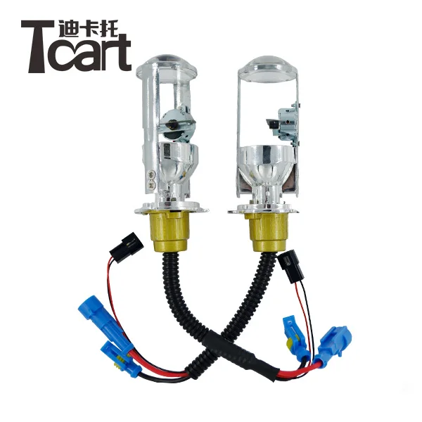 

Tcart 6000k Lamp H4 LED Mini Projector Lens hid xenon wire harness Kit Hi/Lo Beam Headlight Accessories Bi-xenon lamp