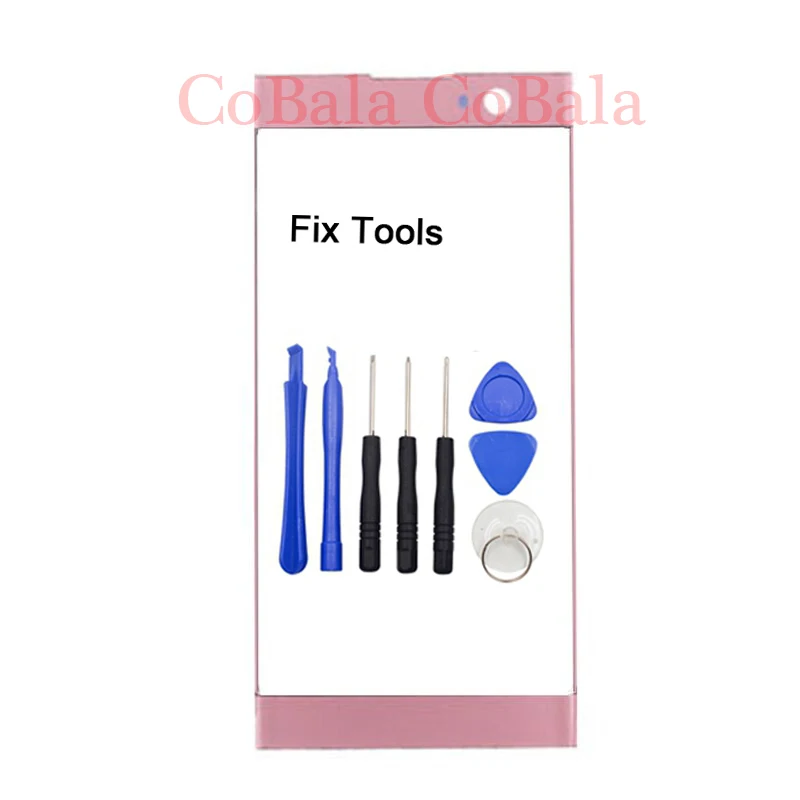 

1Pcs Genuine Original For Sony XA2 Front Glass 5.2" Touch Screen Lovain LCD Outer Panel Top Lens Cover With Tools