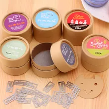 1 кор./лот, kawaii Новинка картонной коробке Металл Мини Закладка для книги, металлическая книжная линия маркер, так как чтение метки страницы