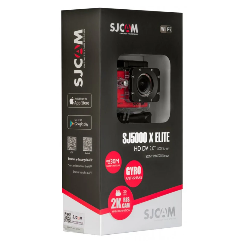 Оригинальная Экшн камера SJCAM SJ5000X Elite Wi Fi 4K 24fps 2K 30fps гироскоп Спортивная DV 2 0 ЖК
