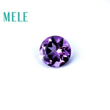 

Top quality Brazil natural amethyst,8mm 1.65ct round brilliant cut gemstone for jewelry making,DIY loose stone