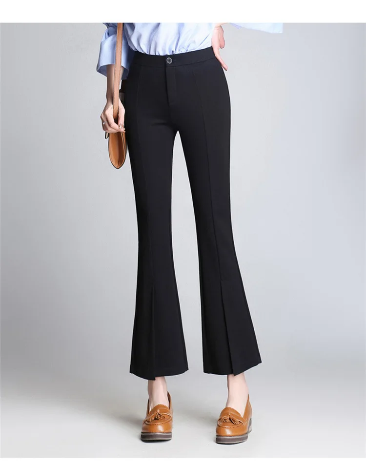 Sweatpants Promotion Elastic Waist New Women's Free Shipping 2019 Summer Female Korean Ladies Micro Bell Pants Tooling Nine