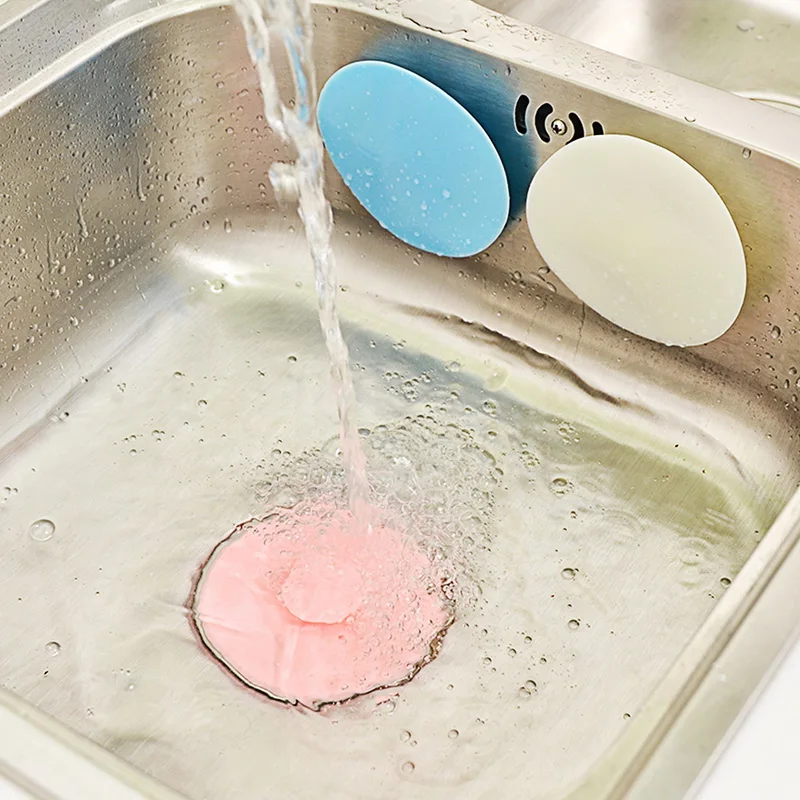 HIFUAR Kitchen Rubber Bath Tub Sink Floor Drain Plug Kitchen Laundry Water Stopper Tool Laundry