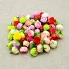 144pcs Artificial MINI Foam Roses Flowers for Home Wedding Decor Christmas Needlework Bride Wreath Gift Box Fake Plants Bouquet