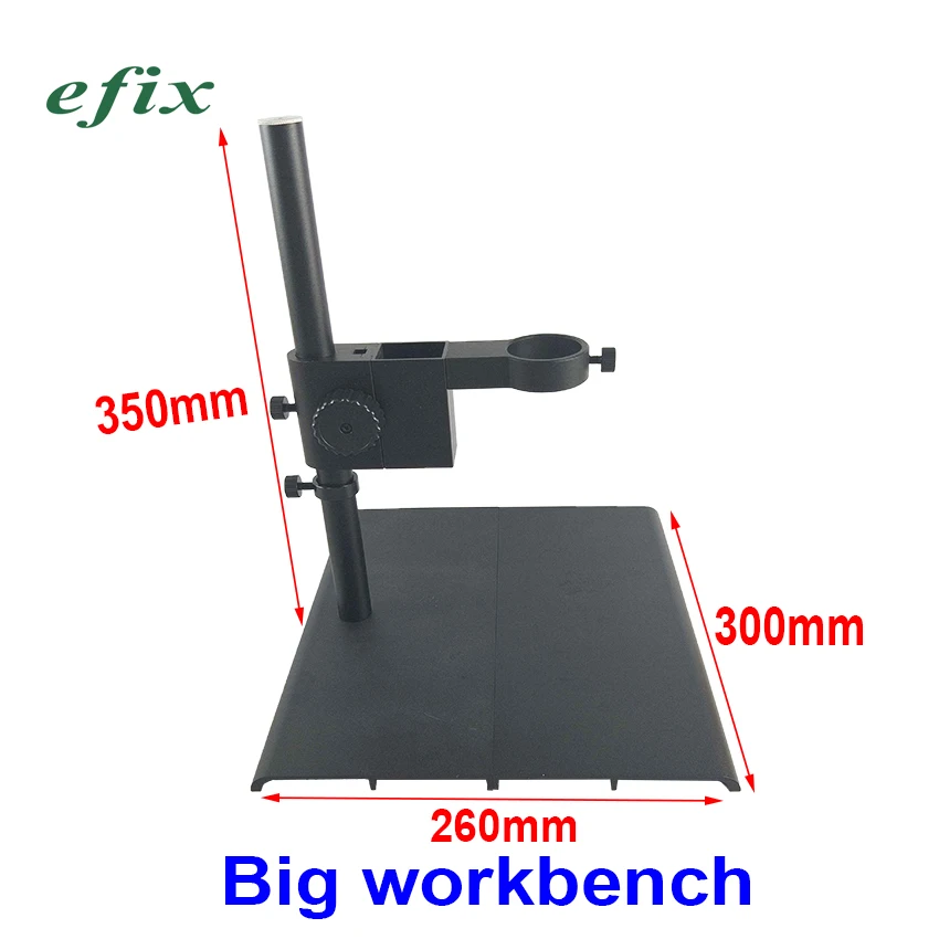 

efix Microscope Stand Workbench Table for Monocular Lens Digital Camera Adjust Holder Support Stage