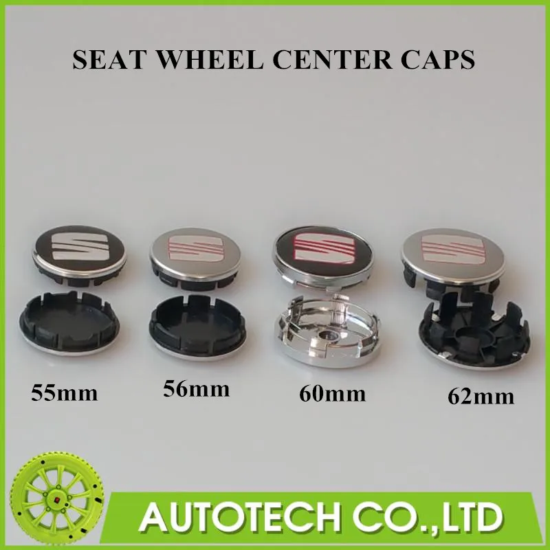 55mm 56mm 60mm 62mm Seat Wheel Center Caps Emblem Badge Wheel Hub Caps