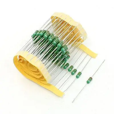 

100 Pcs Coating Epoxy Resin Axial Leads Fixed Inductors 2.2uH 1/2W