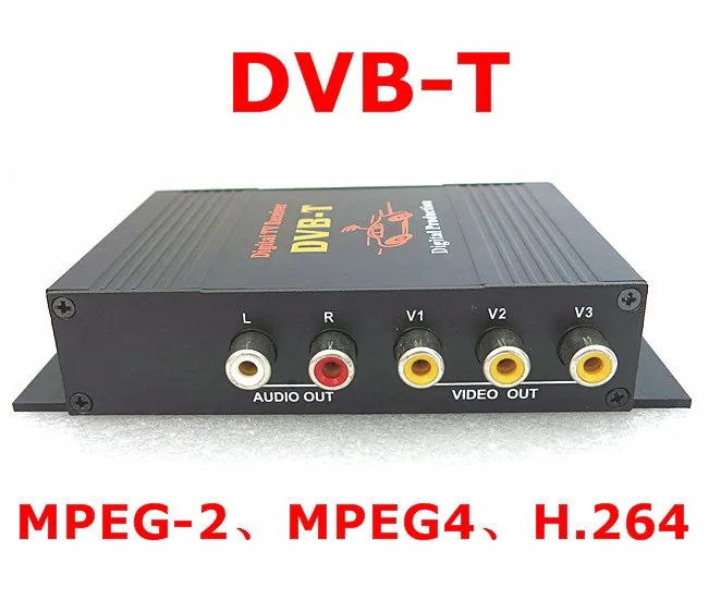 M-588X автомобильный тв-тюнер DVB-T MPEG-4 цифровой ТВ-приёмник Мини ТВ-приставка используется в Европе