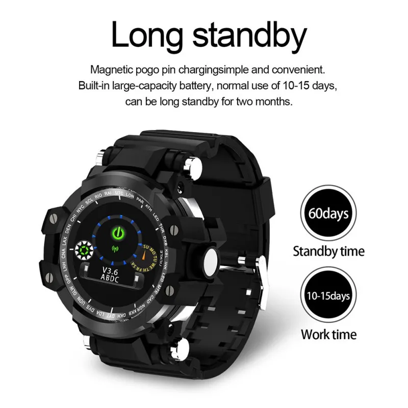 

2019 New X6 Plus Color Screen Sports Smart Watch Health Monitoring Information Push Motion Tracking Smart Reminder Smart Watch