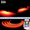 Tcart app control RGB LED Strip Under Car Tube Underbody Underglow System Neon Light Remote For Volkswage golf 4 mk4 accessories ► Photo 3/6
