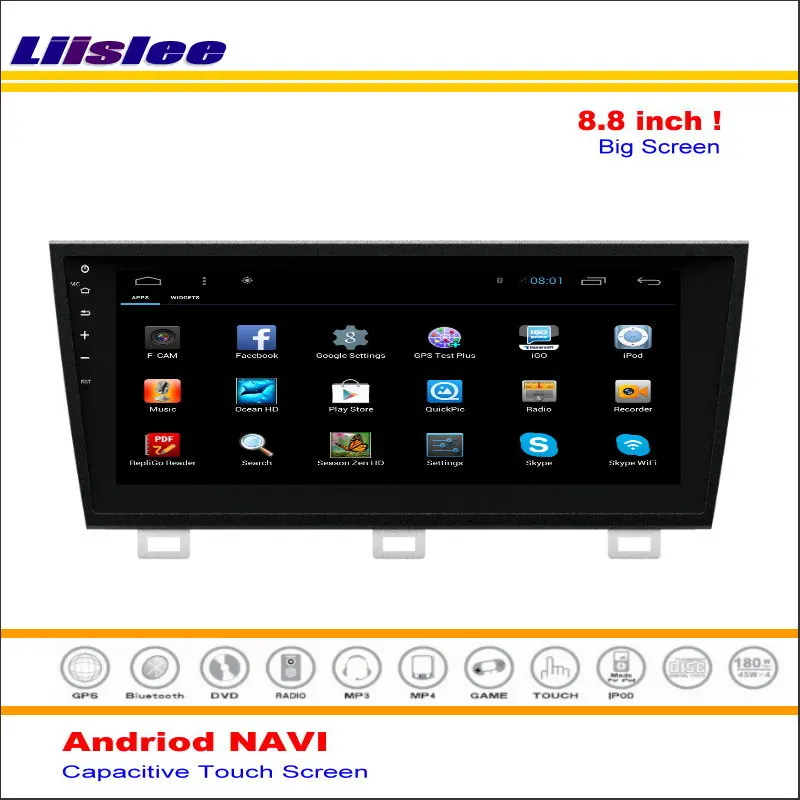 Liislee автомобиль Android gps навигационная система для Subaru Impreza/Outback Sport/XV WRX-радио Видео Мультимедиа(без DVD плеера