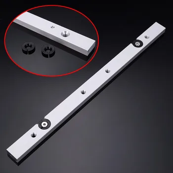 

1pc 9.5mm Thickness Miter Bar 300mm Length Aluminium Alloy Miter Slider Table Saw Miter Gauge Rod
