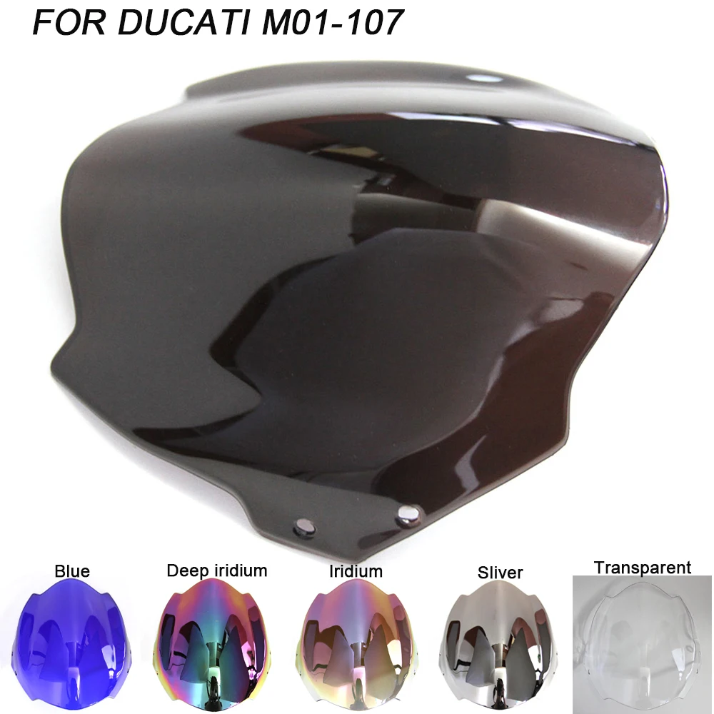 

Motorcycle Windscreen Windshield Screws Bolts Accessories For Ducati 696 2009 2010 2011 Iridium Wind Deflectors